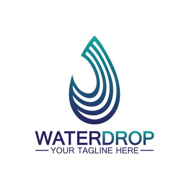 su damlası Logo Şablonu vektör çizimi tasarımı