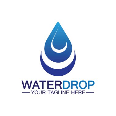 su damlası Logo Şablonu vektör çizimi tasarımı