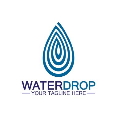 su damlası Logo Şablonu vektör çizimi tasarımı