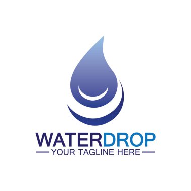 su damlası Logo Şablonu vektör çizimi tasarımı