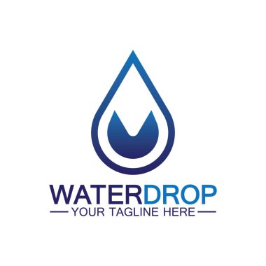 su damlası Logo Şablonu vektör çizimi tasarımı