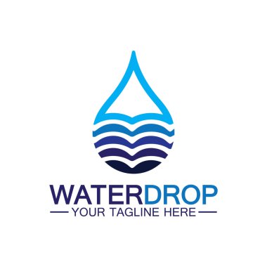 su damlası Logo Şablonu vektör çizimi tasarımı