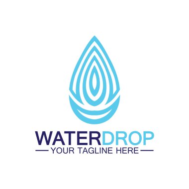 su damlası Logo Şablonu vektör çizimi tasarımı