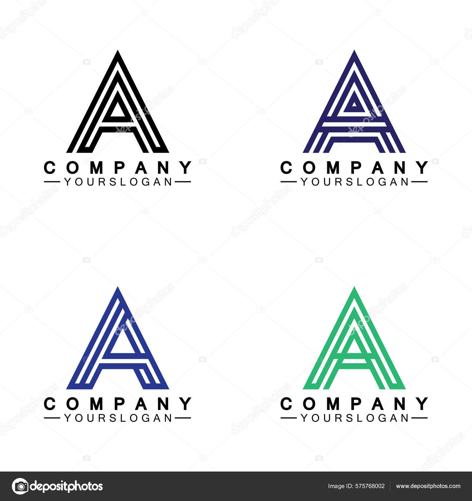 AA monogram  Monogram logo design, Letter logo design, Branding