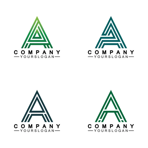Lettera Monogramma Logo Design Brand Identity Logos Progetta Modello Illustrazione — Vettoriale Stock