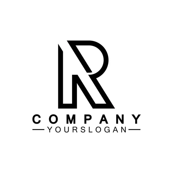 Letter Monogram Logo Design Brand Identity Logos Designs Vector Illustration — Stock Vector