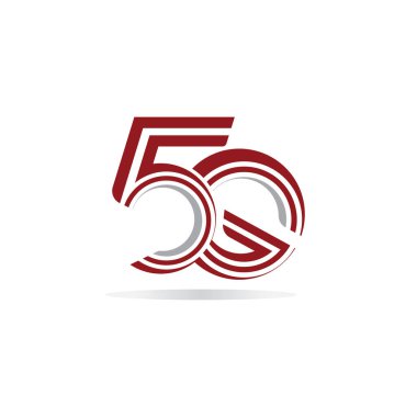 5G ağ logosu. Logo ağı 5G bağlantısı. 5 numara ve G harfi.