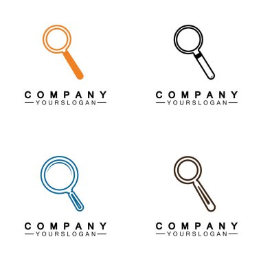 Magnifying glass line icon, outline vector sign, Search symbol, logo illustration. 