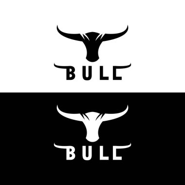Boğa logosu ve semboller vektör şablon uygulamaları