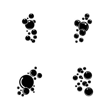Doğal gerçekçilik kabarcık illüstrasyon vektör tasarımı