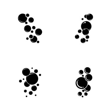 Doğal gerçekçilik kabarcık illüstrasyon vektör tasarımı