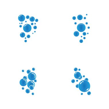 Doğal gerçekçilik kabarcık illüstrasyon vektör tasarımı