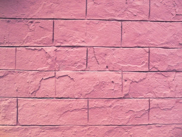 Stará Cihlová Zeď Pokrytá Nerovnou Vrstvou Omítky Prasklinami Odštěpky — Stock fotografie