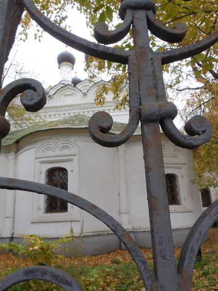 Moscú Rusia Octubre 2021 Church Nicholas Studentets Correligionist Russian Orthodox —  Fotos de Stock