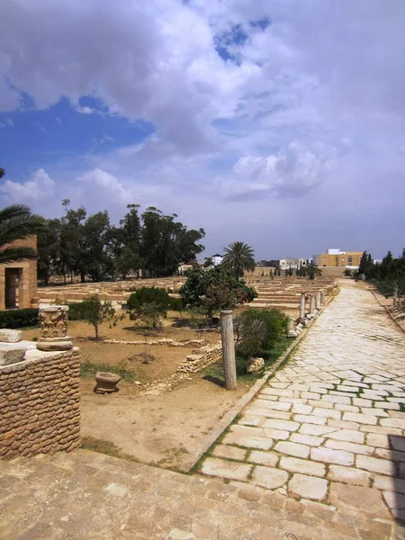 Tunis Tunesien Juli 2013 Das Bardo Museum Ausgrabungen Ruinen Einer — Stockfoto