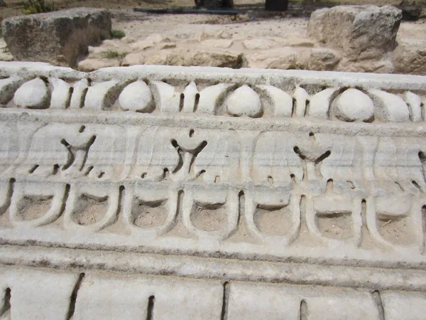 Kartaca Tunus Temmuz 2013 Eski Bir Şehrin Kalıntıları Zarar Görmüş — Stok fotoğraf