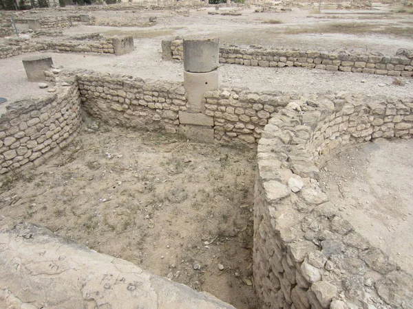 Tunis Tunísia Julho 2013 Museu Bardo Escavações Ruínas Uma Cidade — Fotografia de Stock