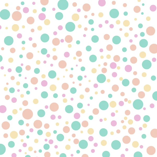 Multicolored Rounded Confetti Background Circle Bubble Template Holiday Design Invitation — Stock Vector