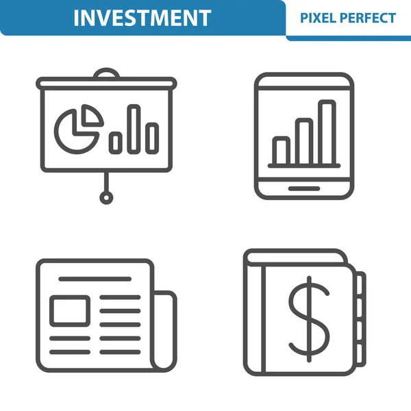 Investeringsikon Vektor Illustration — Stock vektor