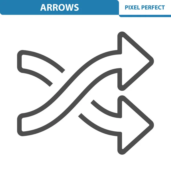 Icona Delle Frecce Semplici Illustrazione Vettoriale — Vettoriale Stock