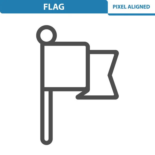 Einfaches Flaggensymbol Vektorillustration — Stockvektor