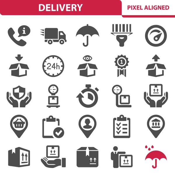 Teslimat Simgeleri - EPS 10 Vektör Simgesi