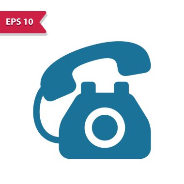 Telefon, Telefon Simgesi - EPS 10 vektör simgesi