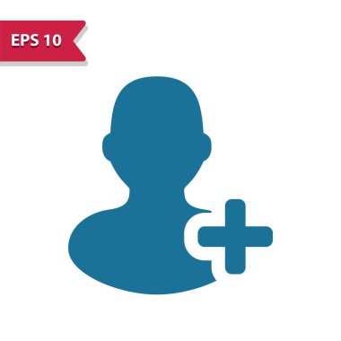 Kullanıcı, Avatar, Man Simgesi - EPS 10 vektör simgesi