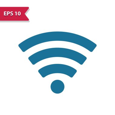 WiFi Simgesi - EPS 10 vektör simgesi
