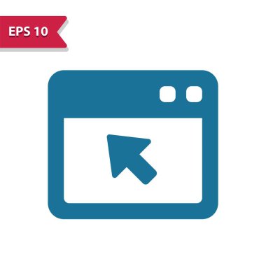 Web sayfası, Web Sitesi, Web Tarayıcı Simgesi - EPS 10 vektör simgesi