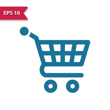 Alışveriş Aracı Simgesi - EPS 10 vektör simgesi