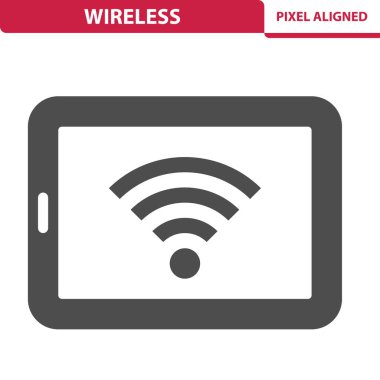 Kablosuz Simge - EPS 10 vektör simgesi