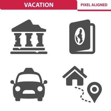 Tatil Simgeleri - EPS 10 Vektör Simgeleri