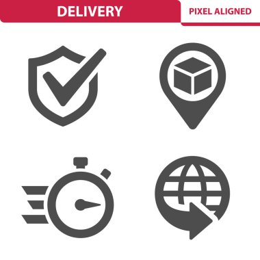 Taşıma Simgeleri - EPS 10 Vektör Simgeleri