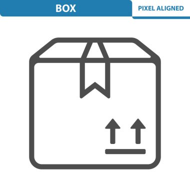 Kutu Simgesi - EPS 10 vektör simgesi