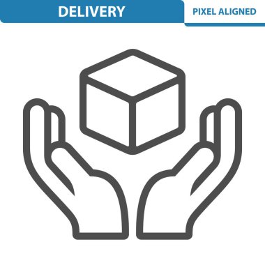 Teslimat Simgesi - EPS 10 vektör simgesi