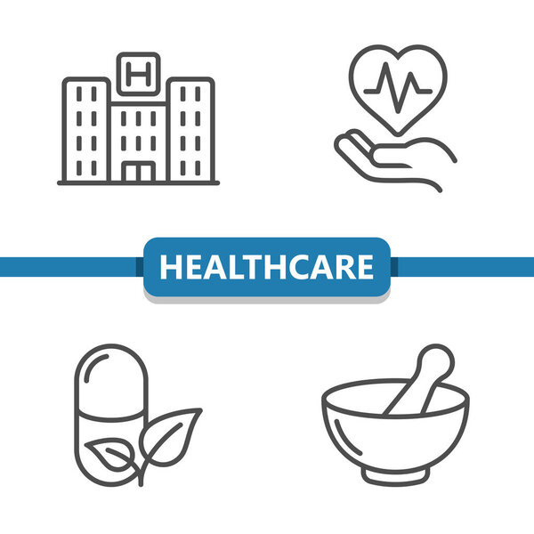 Health Care Icons  - EPS 10 Vector Icon
