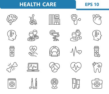 Health Care Icons. Healthcare, Hospital, Medical Icon clipart