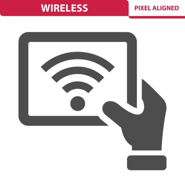 Kablosuz Simge - EPS 10 vektör simgesi