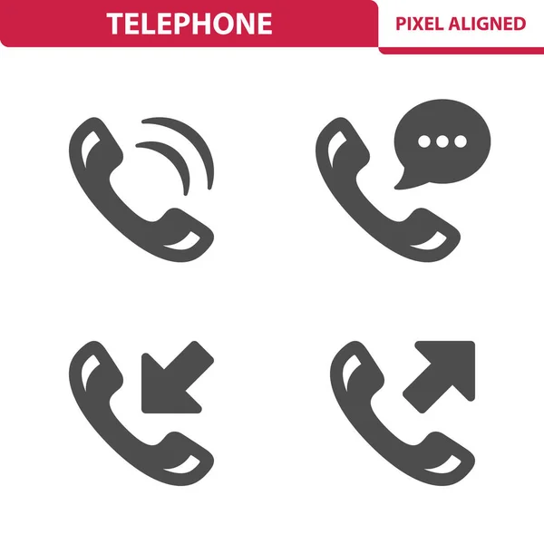 Telefoon Pictogrammen Eps Vector Pictogram — Stockvector