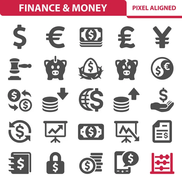 Εικονίδια Finance Money Eps Vector Icon — Διανυσματικό Αρχείο