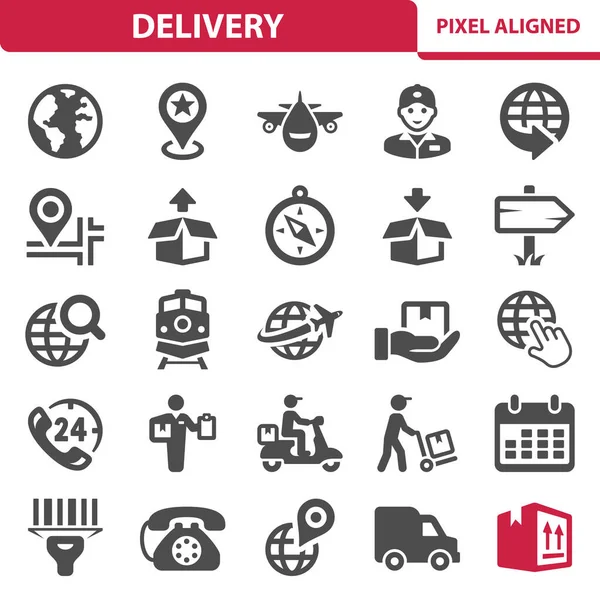 Teslimat Simgeleri - EPS 10 Vektör Simgesi