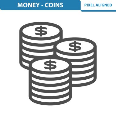 Sikke Simgesi - EPS 10 vektör simgesi