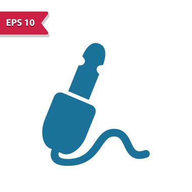 Ses Eklentisi Simgesi - EPS 10 Vektör Simgesi