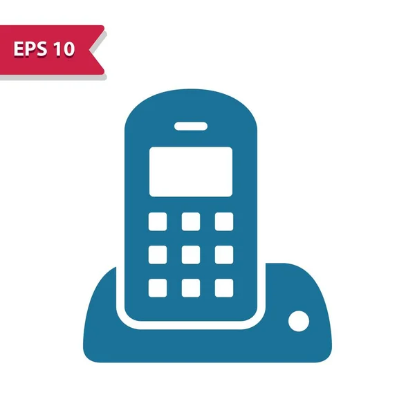 Landline Phone Icon Telephone Eps Vector Icon — Stock Vector