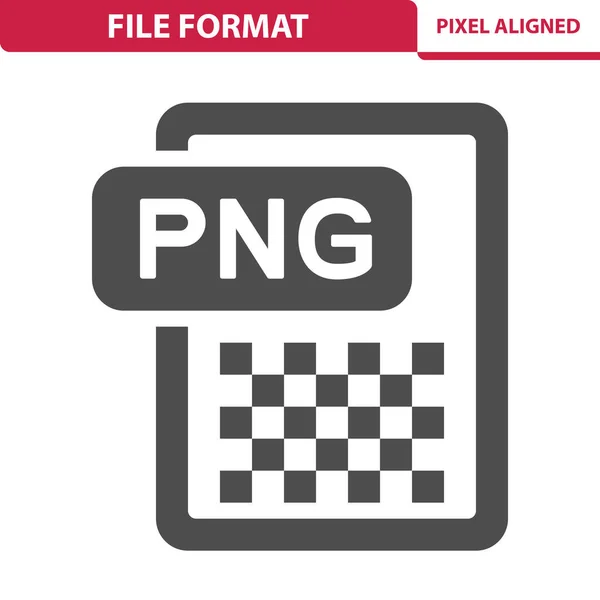 Ikona Formatu Plików Rozszerzenie Pliku Png — Wektor stockowy