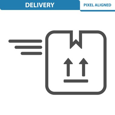 Teslimat Simgesi. Nakliye, Kutu, Paket