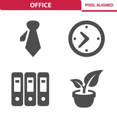 Ofis Simgeleri - EPS 10 Vektör Simgesi Ayarları