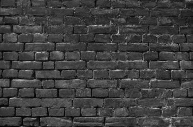 Siyah tuğla duvar dokusu, eski arkaplan