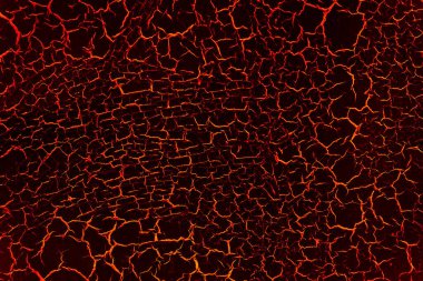 Siyah arkaplandaki kırmızı çatlak